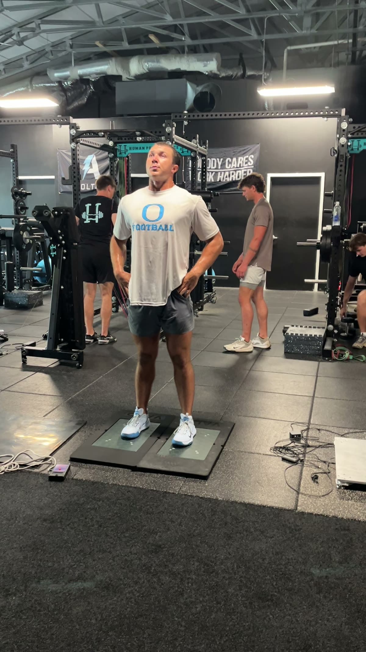 Athlete training session
